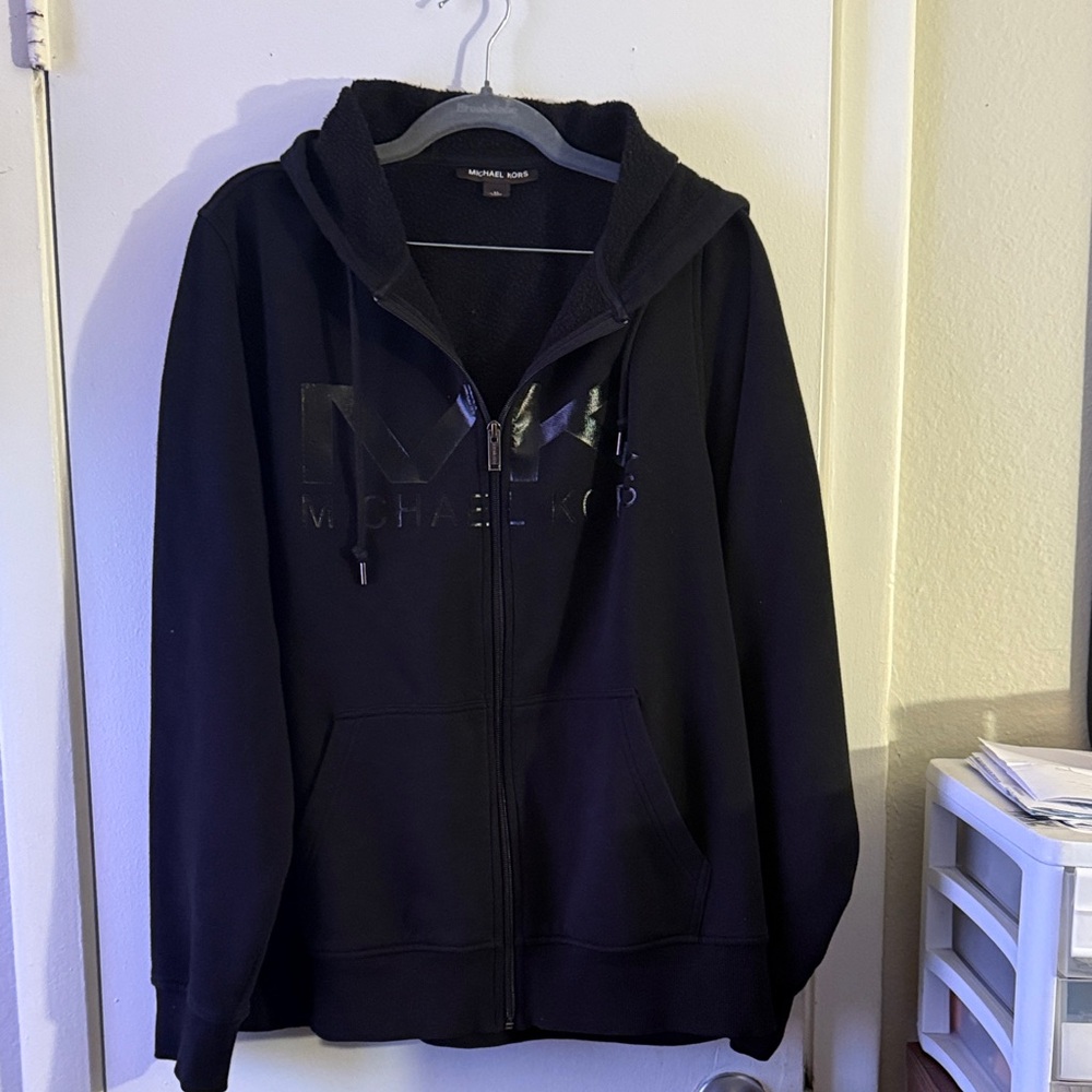 Michael Kors Black Hooded Jacket